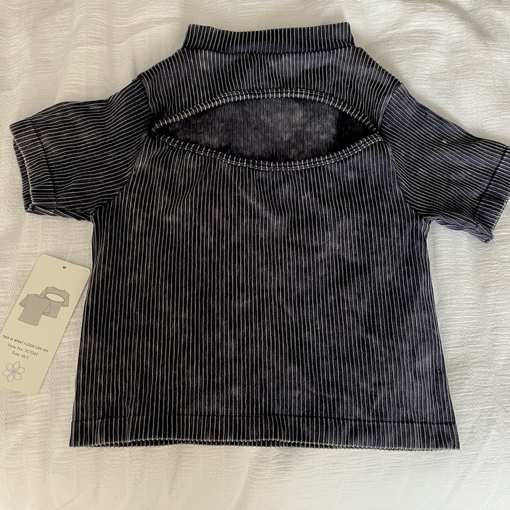 small reversible crop top